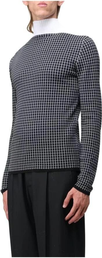 Marni Geruite Jacquard Katoenen Top Multicolor Heren - Foto 3