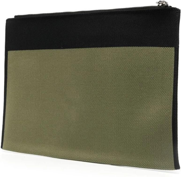 Marni Crossbody bags Logo-embroidered Zip Clutch Bag in groen - Foto 4