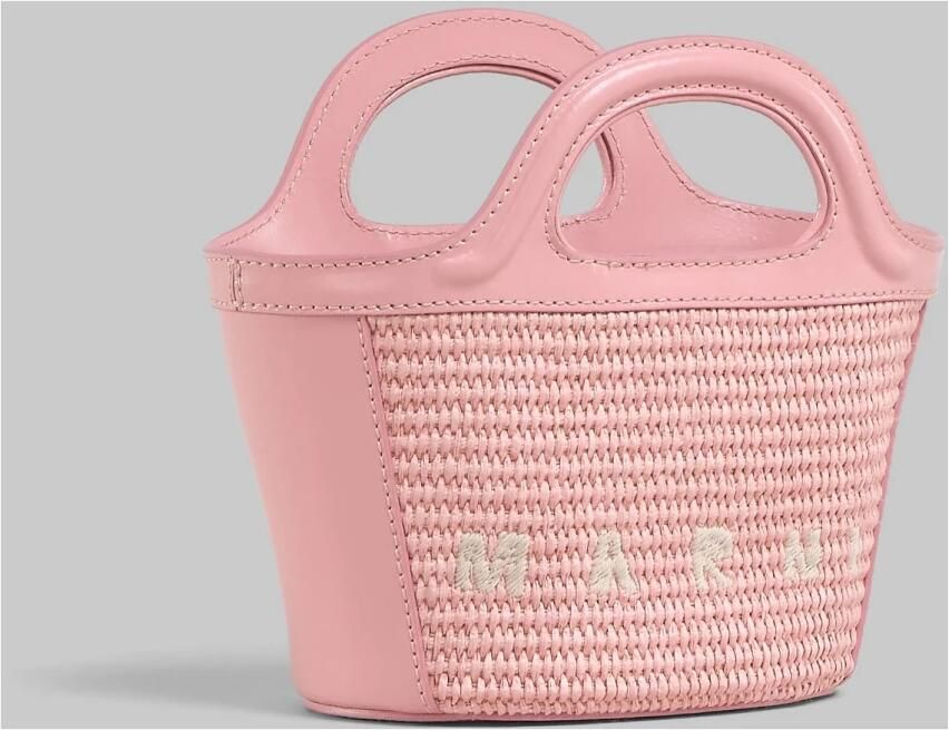 Marni Crossbody bags Tropicalia Micro Handbag in poeder roze - Foto 5