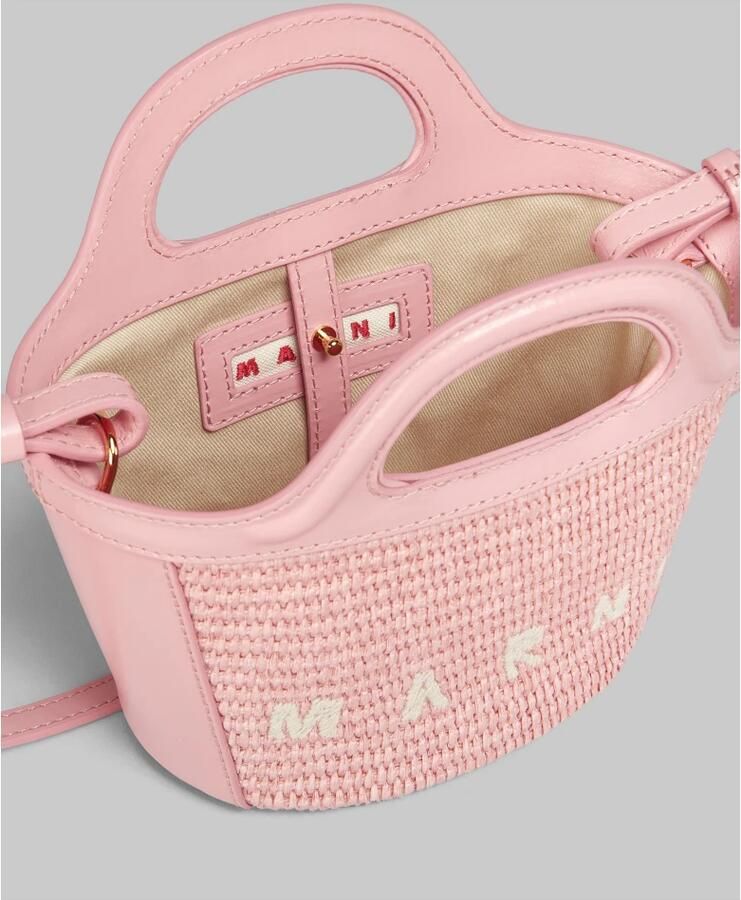Marni Crossbody bags Tropicalia Micro Handbag in poeder roze - Foto 3