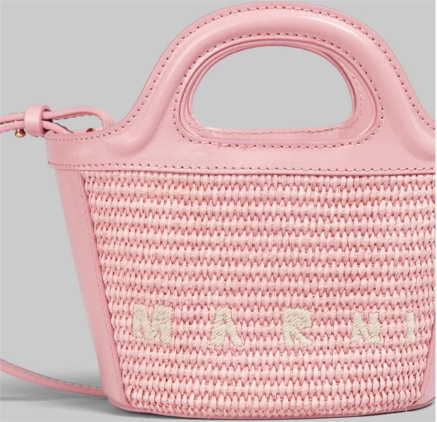 Marni Crossbody bags Tropicalia Micro Handbag in poeder roze - Foto 2