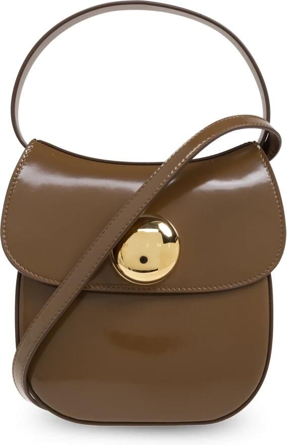 Marni Crossbody bags Saddle Bag in bruin - Foto 4