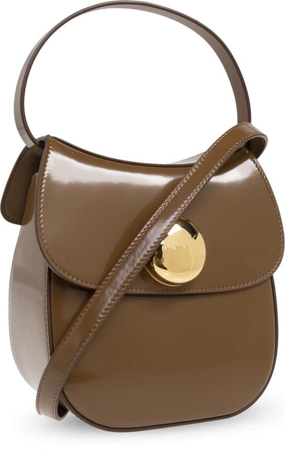 Marni Crossbody bags Saddle Bag in bruin - Foto 8