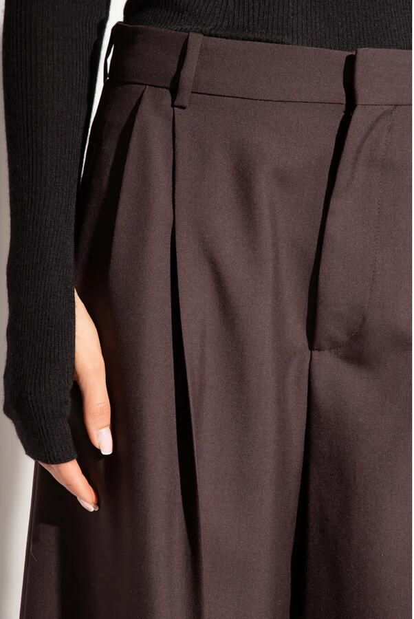Marni Hoge taille wollen broek Bruin Dames - Foto 3