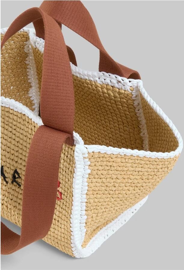 Marni Stijlvolle Tote Tas voor Winkelen Beige Dames - Foto 7