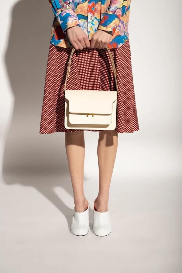 Marni Elegante Trunk Bag voor de moderne vrouw Beige Dames - Foto 4
