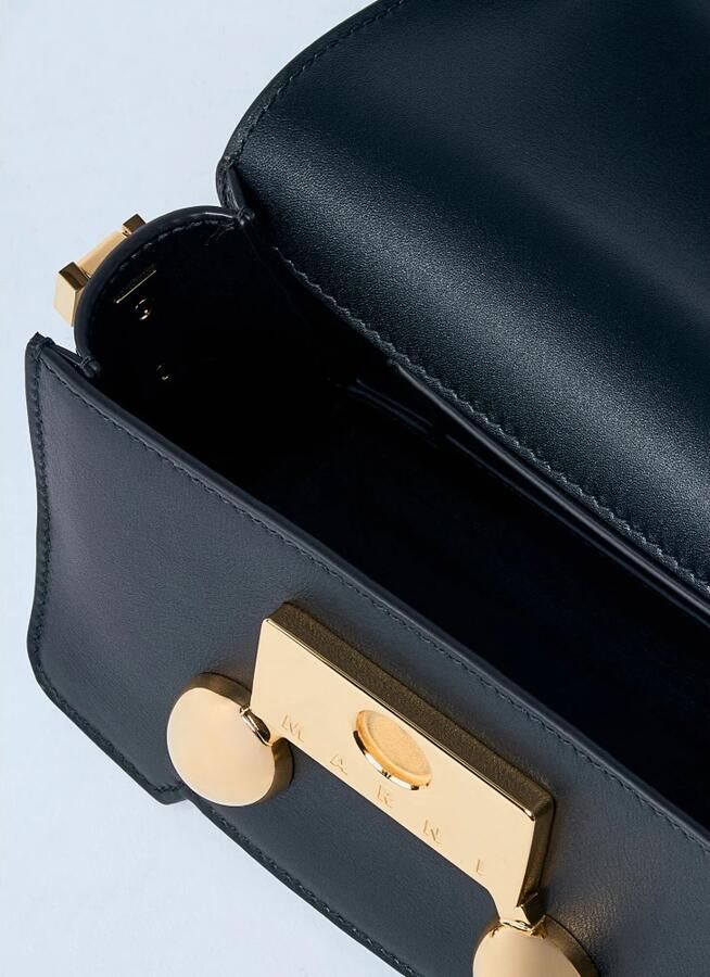 Marni Mini Schoudertas met Gouden Hardware Black Dames - Foto 6