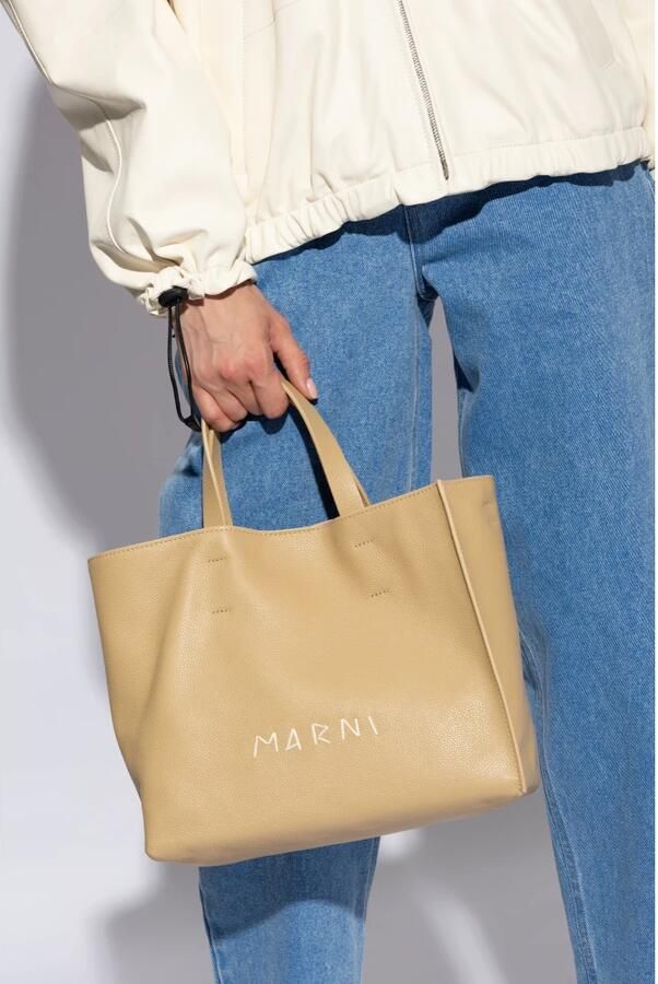 Marni Totes & shoppers Museo Soft Bag in beige - Foto 6