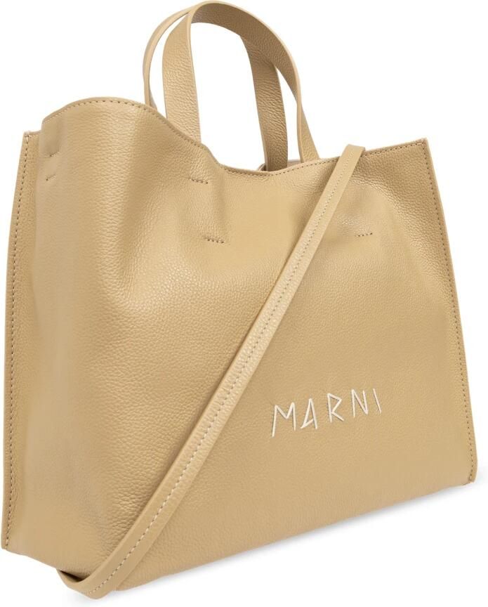 Marni Totes & shoppers Museo Soft Bag in beige - Foto 3