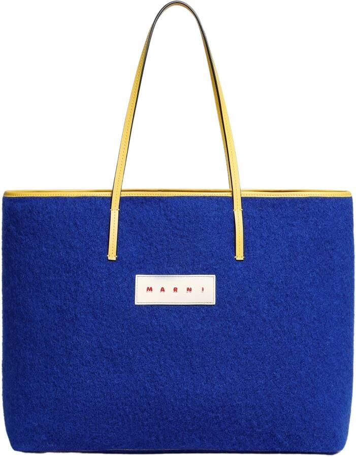 Marni Shoppers & Totes Janus Reversible Tote Bag in blauw - Foto 2