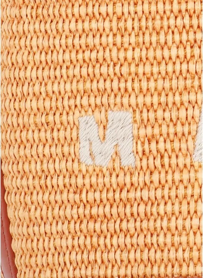 Marni Tropicalia Bucket Tas Vrouwen Koordsluiting Orange Dames - Foto 2