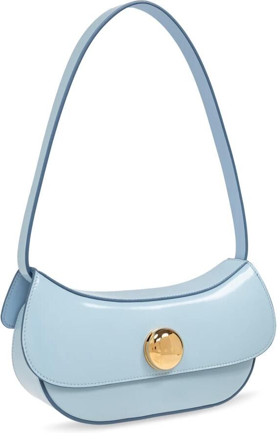 Marni Shoppers Small Hobo Shoulder Bag Leather Blue in blauw - Foto 5