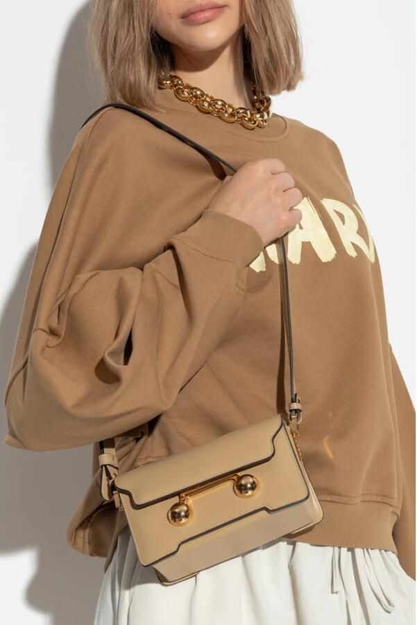 Marni Crossbody bags Mini Shoulder Bag in beige - Foto 7
