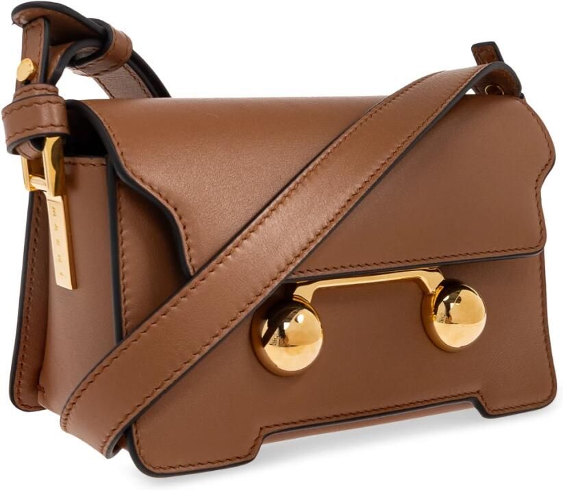 Marni Crossbody bags Mini Shoulder Bag in bruin - Foto 7