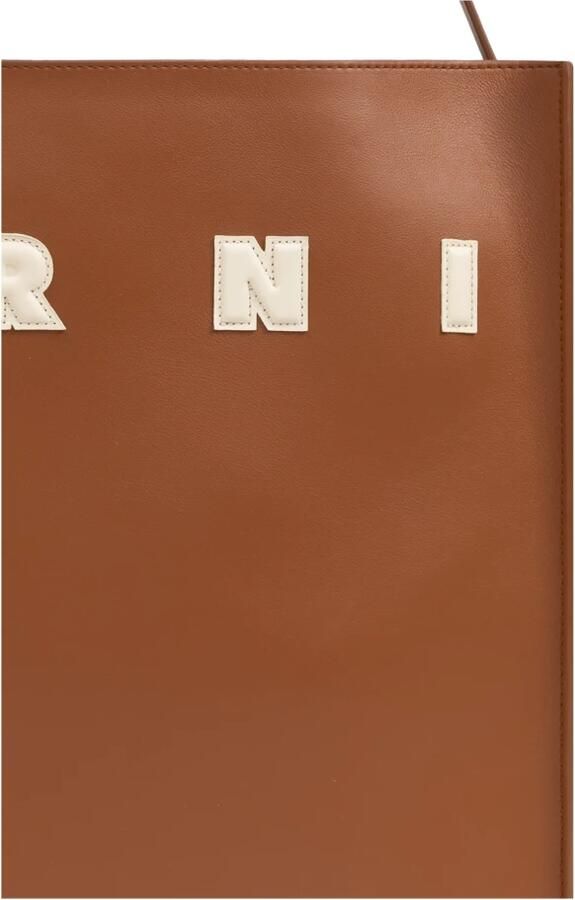 Marni Hobo bags Hobo Museo Big Bag in bruin - Foto 3