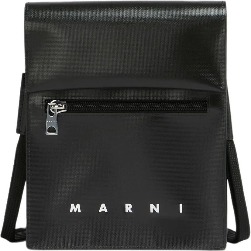 Marni Zwarte Crossbody Tas Synthetisch Materiaal Black Heren - Foto 6