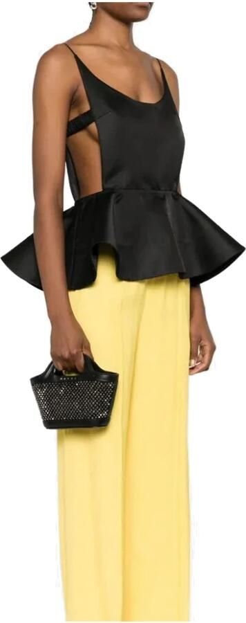 Marni Tropicalia Micro Schoudertas Kristalversiering Black Dames - Foto 9