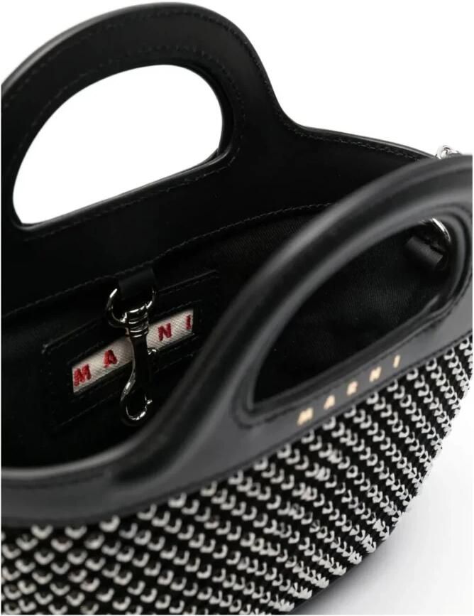 Marni Tropicalia Micro Schoudertas Kristalversiering Black Dames - Foto 6