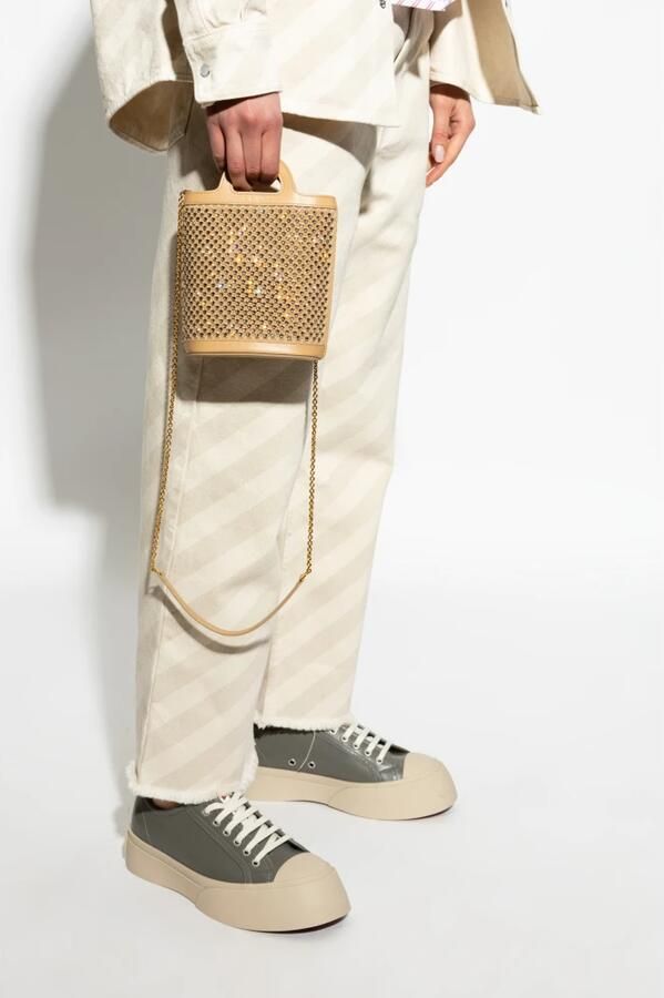 Marni Hobo bags "Tropicalia" Nano Bag Brown in bruin - Foto 4