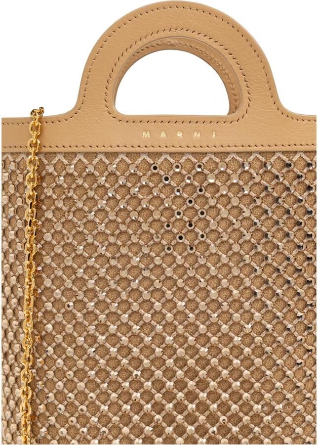 Marni Hobo bags "Tropicalia" Nano Bag Brown in bruin - Foto 3