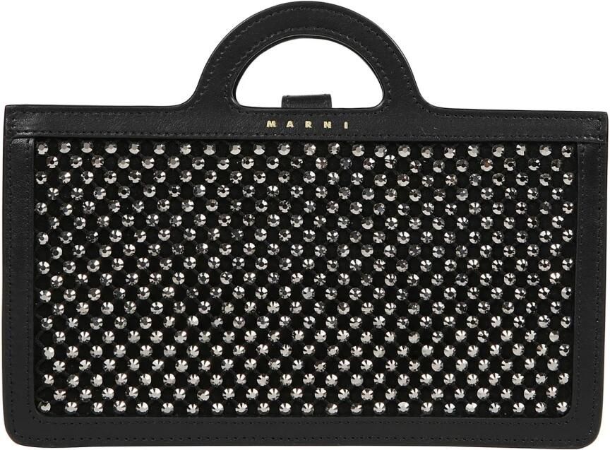 Marni Tropicalia Schoudertas Black Dames