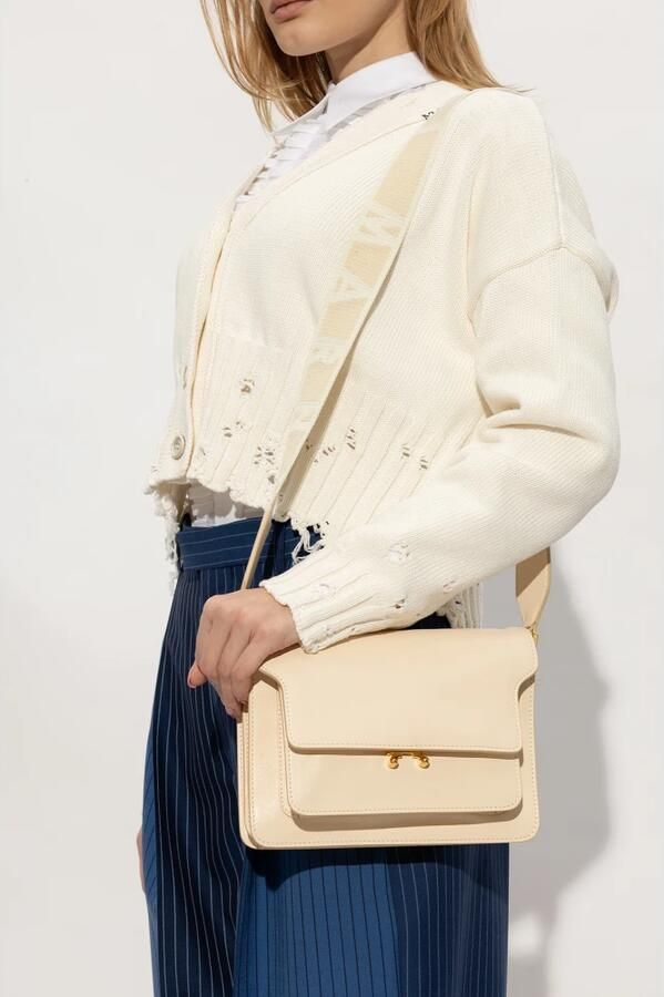 Marni Crossbody bags Trunk Soft Medium in crème - Foto 5