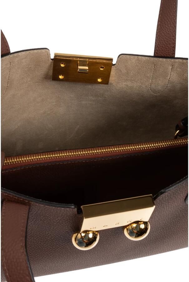 Marni Hobo bags Brown Trunkaroo Tote Bag in bruin - Foto 3