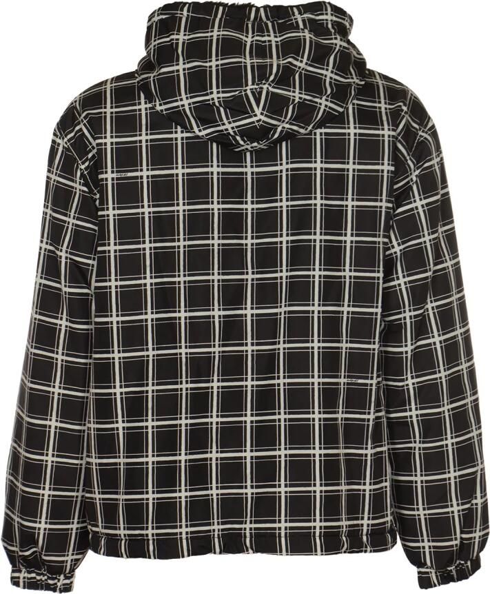 Marni Zwarte Geruite Gewatteerde Jas Black Heren - Foto 2