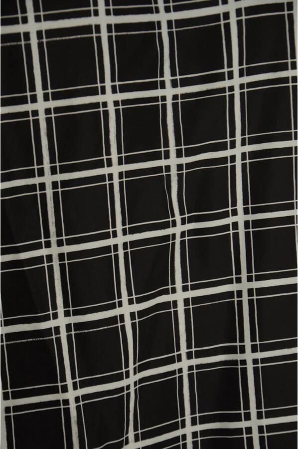 Marni Zwarte Geruite Gewatteerde Jas Black Heren - Foto 5