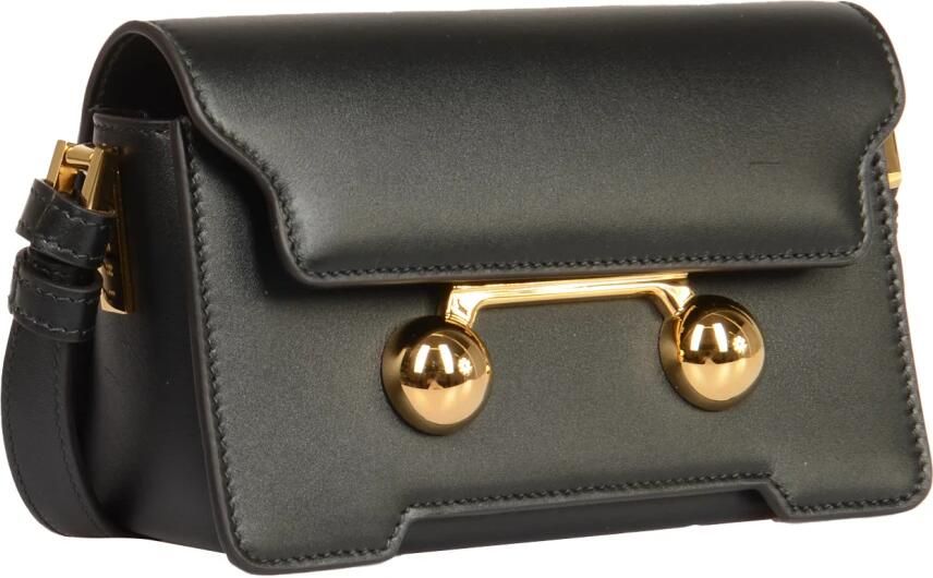 Marni Mini Schoudertas met Gouden Hardware Black Dames - Foto 10