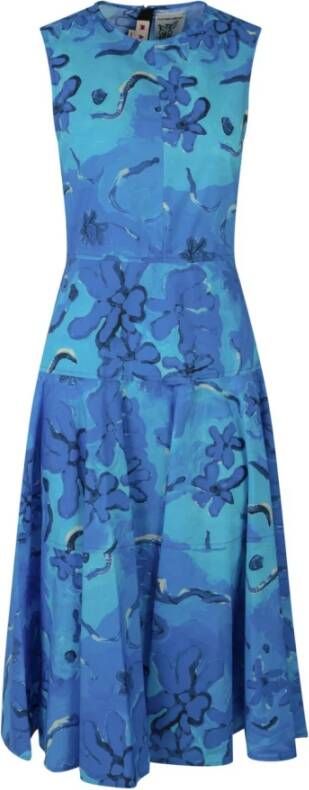 Marni Maxi Dresses Blauw Dames