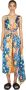 Marni Midi Jurk met Grafische Print en Taille Uitsparingen Meerkleurig Dames - Thumbnail 1