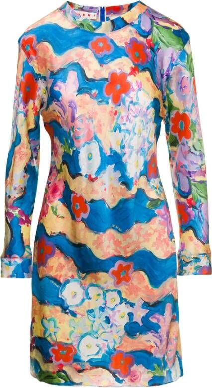 Marni Dag korte jurk Blauw Dames