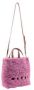 Marni Moderne Muse Soft Small Cross Body Tas Roze Dames - Thumbnail 1