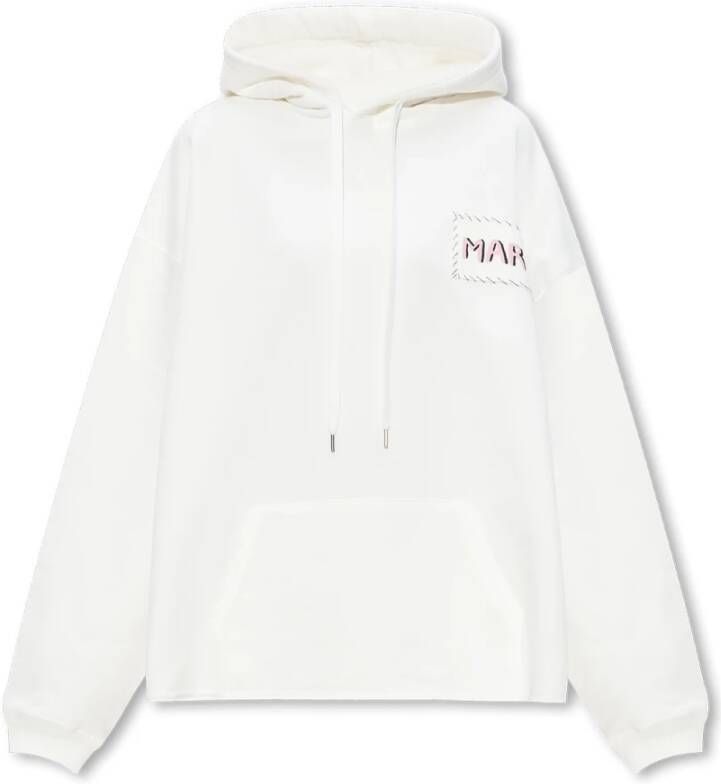 Marni Oversized hoodie Wit Dames