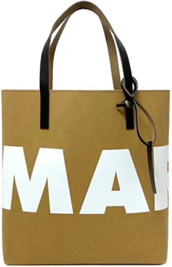 Marni Pre-owned Canvas shoulder-bags Beige Dames