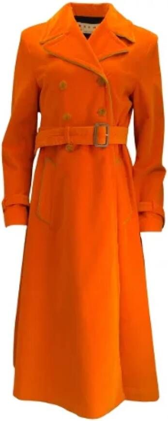 Marni Pre-owned Cotton outerwear Oranje Dames