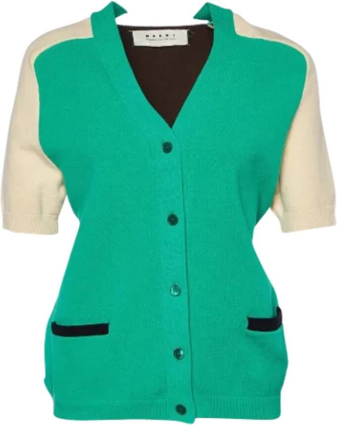 Marni Pre-owned Cotton tops Groen Dames