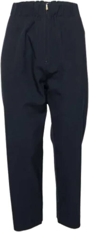 Marni Pre-owned Fabric bottoms Blauw Dames