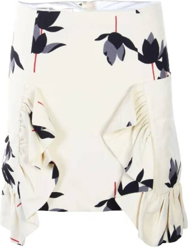 Marni Pre-owned Fabric bottoms Geel Dames