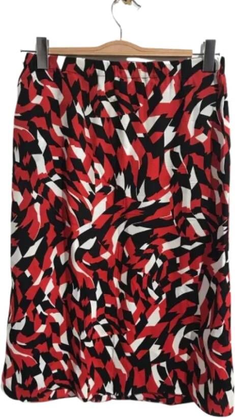 Marni Pre-owned Fabric bottoms Rood Dames