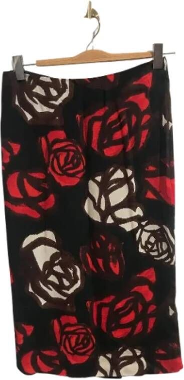 Marni Pre-owned Fabric bottoms Rood Dames