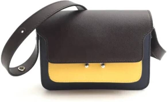 Marni Pre-owned Fabric shoulder-bags Bruin Dames