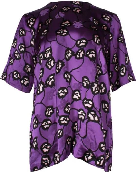 Marni Pre-owned Fabric tops Purple Dames