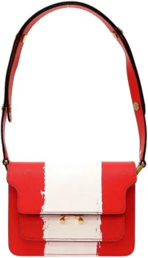 Marni Pre-owned Leather handbags Rood Dames