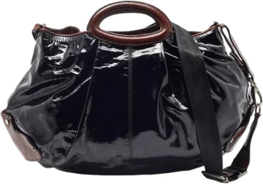Marni Pre-owned Leather handbags Zwart Dames