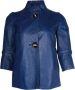 Marni Pre-owned Leather outerwear Blauw Dames - Thumbnail 1