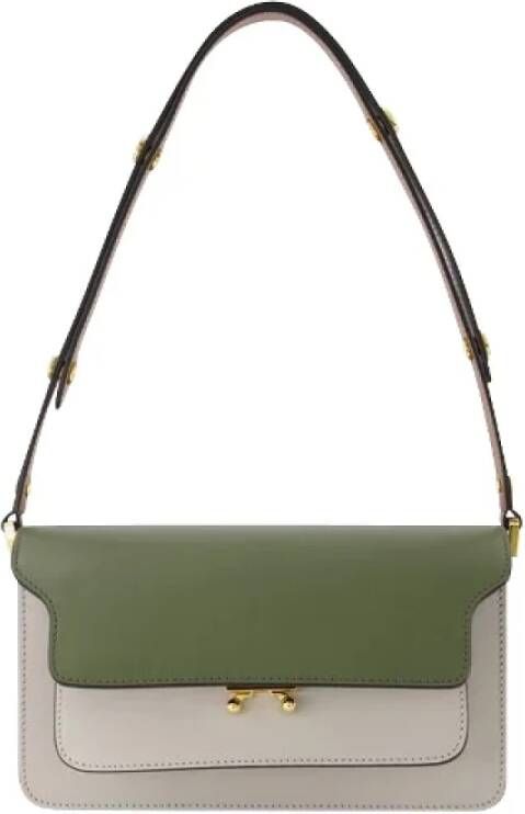 Marni Pre-owned Leather shoulder-bags Groen Dames