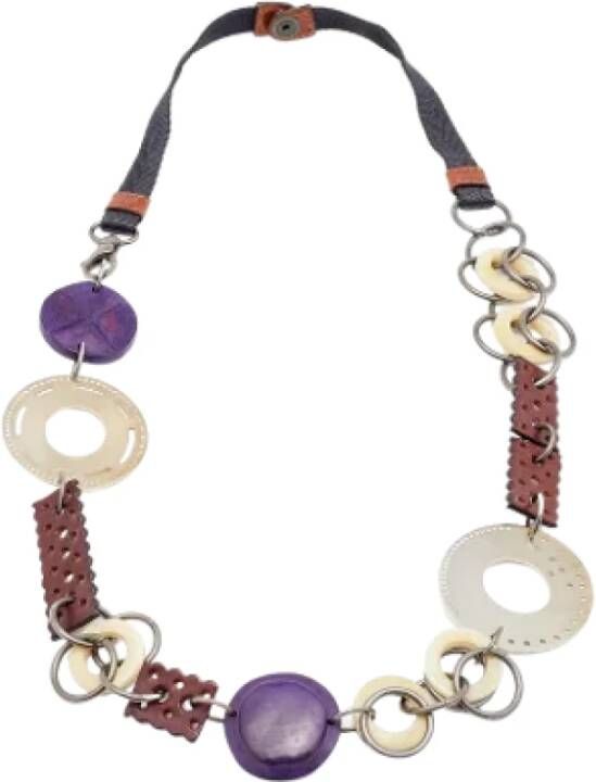 Marni Pre-owned Metal necklaces Meerkleurig Dames