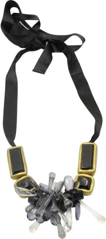 Marni Pre-owned Necklaces Zwart Dames